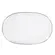 Travessa Rasa Oval 36 cm Porcelana Schmidt - Dec. Filetado Prata Itamaraty 0012