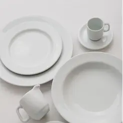 Xicara Café com Pires Porcelana Schmidt - Mod. Cilindrica 007