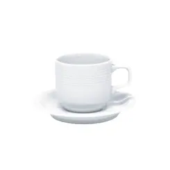 Xícara Chá com Pires Porcelana Schmidt - Mod. Saturno 291