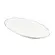 Travessa Rasa Oval 28cm Porcelana Schmidt - Dec. Filetado Prata Pomerode 0012