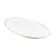 Travessa Rasa Oval 28cm Porcelana Schmidt - Dec. Filetado Prata Pomerode 0012