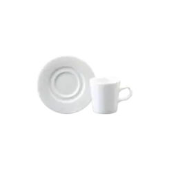 Xicara Café com Pires Porcelana Schmidt - Mod. Aba Estreita 211