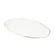 Travessa Rasa Oval 36 cm Porcelana Schmidt - Dec. Filetado Ouro Pomerode 0010