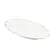 Travessa Rasa Oval 36 cm Porcelana Schmidt - Dec. Filetado Prata Pomerode 0012