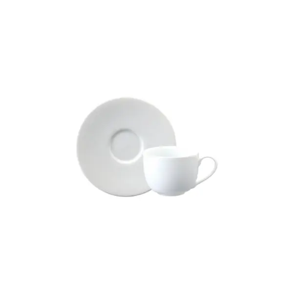 Xicara Café com Pires Porcelana Schmidt - Mod. Aba Larga 212