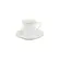 Xícara Café com Pires Porcelana Schmidt - Dec. Filetado Prata Itamaraty 0012