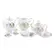 Aparelho Chá e Café 53 Peças Porcelana Schmidt - Dec. Eterna E351