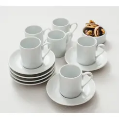 Xicara Café com Pires Porcelana Schmidt - Mod. Brasília 228