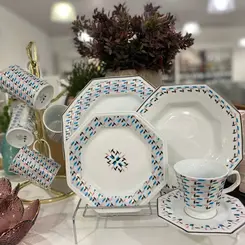 Prato Fundo Porcelana Schmidt - Dec. Mantiqueira 2397