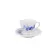 Xícara Café com Pires Porcelana Schmidt - Dec. Cora 2267