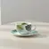 Xícara Café com Pires 80ml Porcelana Schmidt - Dec. Patrícia