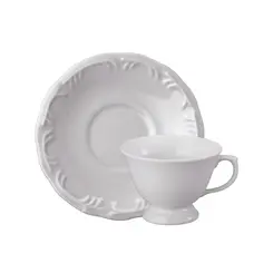 Xicara Chá com Pires Porcelana Schmidt - Mod. Pomerode 114