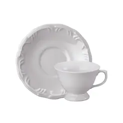 Xicara Chá com Pires Porcelana Schmidt - Mod. Pomerode 114