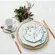 Aparelho Jantar e Chá 20 Peças Porcelana Schmidt - Dec. Jerico 2393