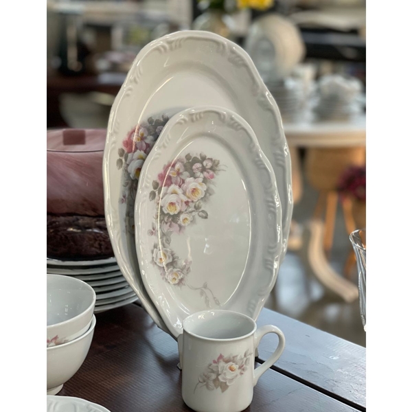 Jogo Jantar E Chá Completo 60 peças Porcelana Schmidt Eterna 12 Lugares -  Porcelanas Schmidt - Aparelho de Jantar - Magazine Luiza, jogo de chá  porcelana completo 