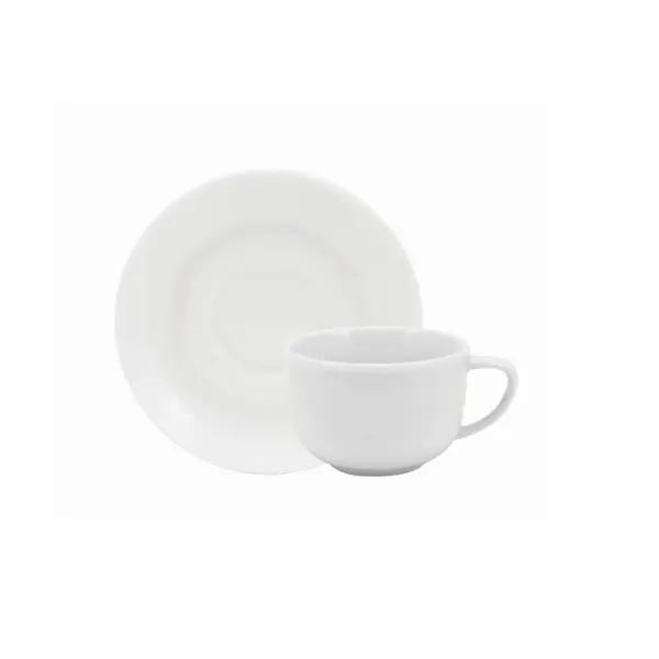 Xícara Café com Pires 100ml Porcelana Schmidt - Mod. Lys 242