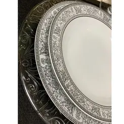 Aparelho Jantar e Chá 20 Peças Porcelana Schmidt - Dec. Kate 2317