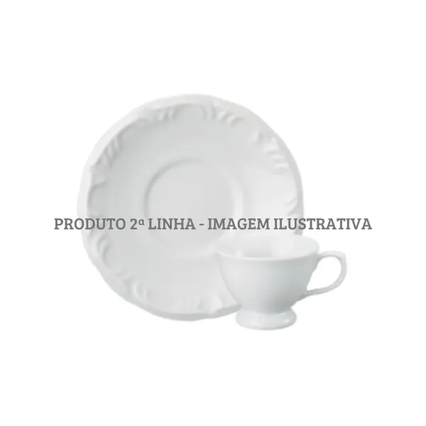 Xicara Café com Pires Porcelana Schmidt - Mod. Pomerode 114 2ª Linha