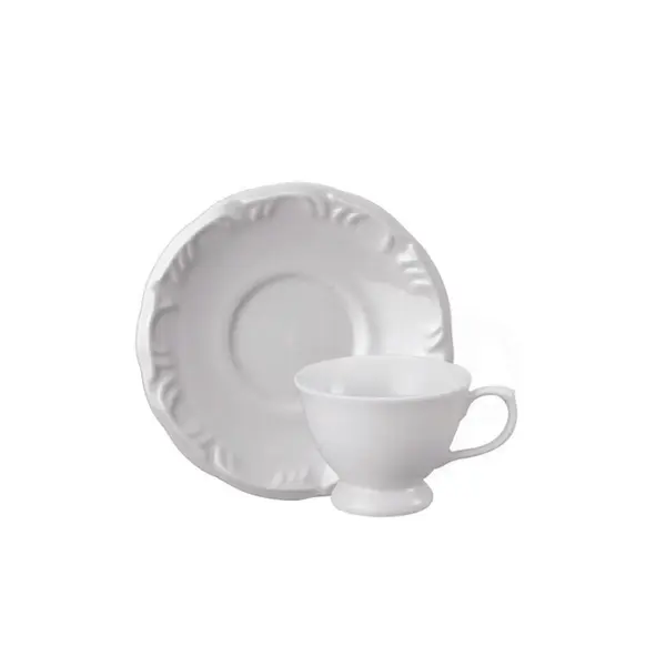 Xicara Café com Pires Porcelana Schmidt - Mod. Pomerode 114