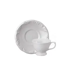 Xicara Café com Pires Porcelana Schmidt - Mod. Pomerode 114