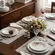 Aparelho Jantar e Chá 20 Peças Porcelana Schmidt - Dec. Eterna E351