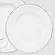 Aparelho Jantar e Chá 20 Peças Porcelana Schmidt - Dec. Filetado Prata Pomerode 0012