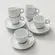Xicara Café com Pires Porcelana Schmidt - Mod. Sofia 106