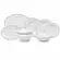 Aparelho de Jantar 41 Peças Porcelana Schmidt - Dec. Filetado Prata Pomerode 0012