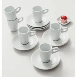 Xicara Café com Pires Porcelana Schmidt - Mod. Sofia Alta 905