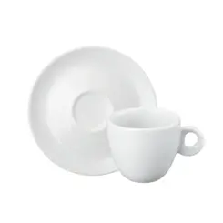Xicara Chá Com Pires 200ml Porcelana Schmidt - Mod. Sofia 106