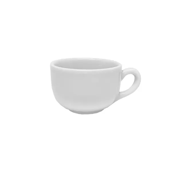 Xicara Café Com Leite Com Pires Porcelana Schmidt - Mod. Bolita