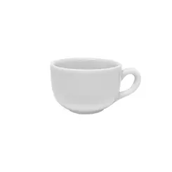 Xicara Café Com Leite Com Pires Porcelana Schmidt - Mod. Bolita