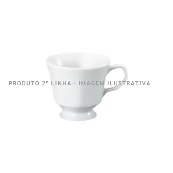 Xícara Chá sem Pires Porcelana Schmidt - Mod. Prisma 077 2ª Linha