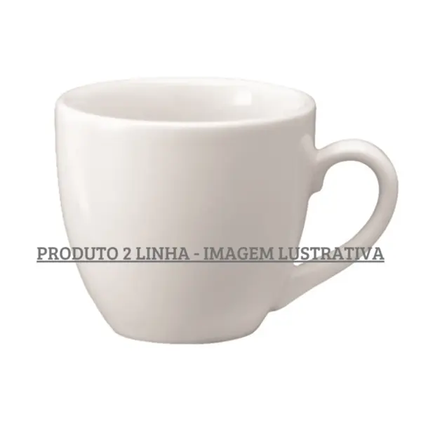 Xicara Chá sem Pires Porcelana Schmidt - Mod. Horsa 046 2ª Linha