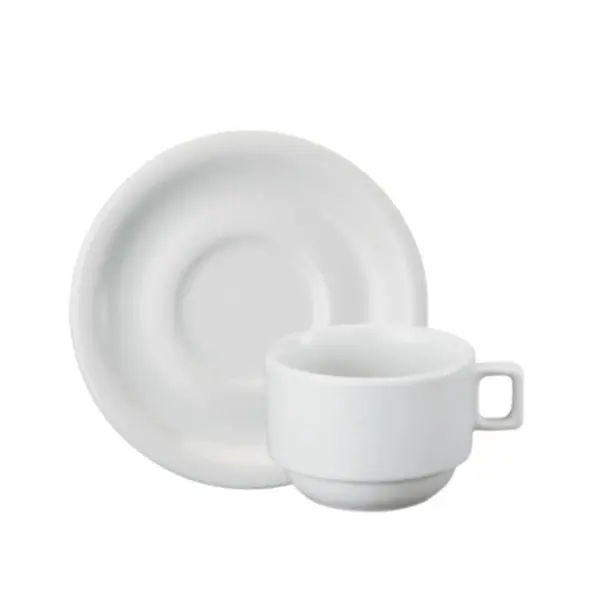 Xicara Chá com Pires Porcelana Schmidt - Mod. Protel 073