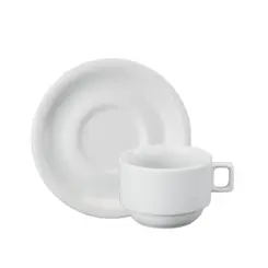 Xicara Chá com Pires Porcelana Schmidt - Mod. Protel 073