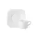 Xicara Chá Com Pires 200ml Porcelana Schmidt - Mod. Tetra