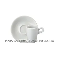 Xicara Café com Pires Porcelana Schmidt - Mod. Sofia Alta 905 2ª Linha