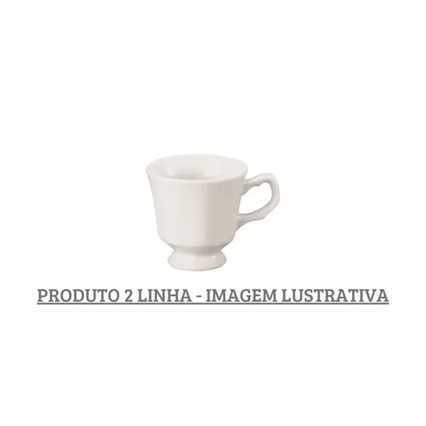 Xicara Café sem Pires Porcelana Schmidt - Mod. Prisma 077 2ª Linha