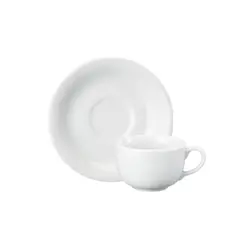 Xicara Café com Pires Porcelana Schmidt - Mod. Voyage 201