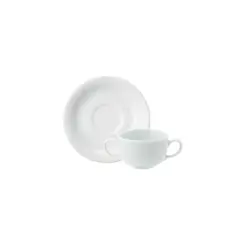 Xicara Café Consume com Pires Porcelana Schmidt - Mod. Voyage 201
