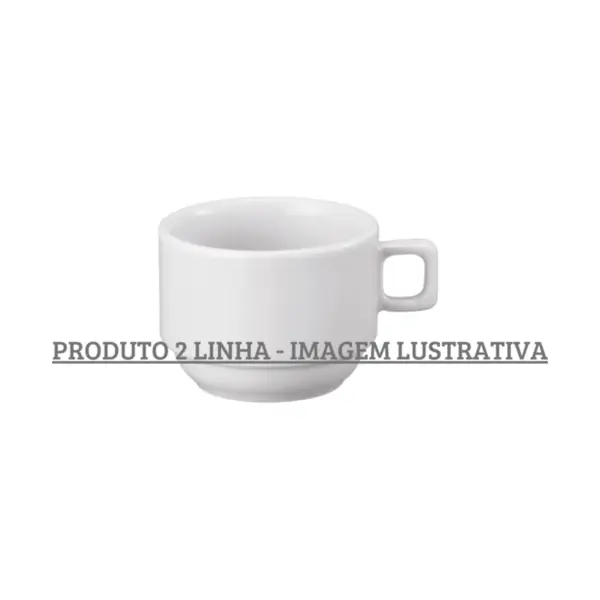 Xicara Café Porcelana Schmidt - Mod. Protel 073 2ª Linha