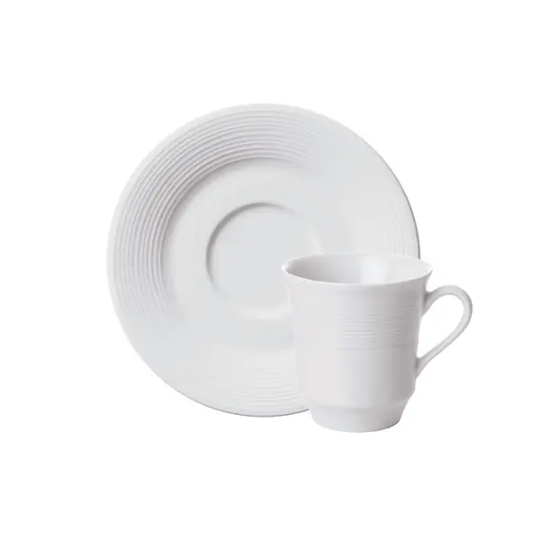 Xicara Chá com Pires Porcelana Schmidt - Mod. Saturno 291