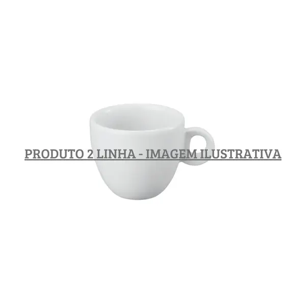 Xicara Chá sem Pires Porcelana Schmidt - Mod. Sofia 106 2ª Linha