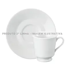 Xicara Chá com Pires Porcelana Schmidt - Mod. Itamaraty  292 2ª Linha