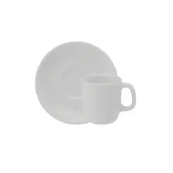 Xicara Café com Pires Porcelana Schmidt - Mod. Waves 100