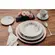 Aparelho de Jantar 41 Peças Porcelana Schmidt - Dec. Eterna E351