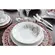 Aparelho de Jantar 41 Peças Porcelana Schmidt - Dec. Eterna E351