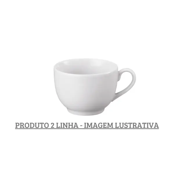 Xicará Chá sem Pires Porcelana Schmidt - Mod. Voyage 201 2ª Linha