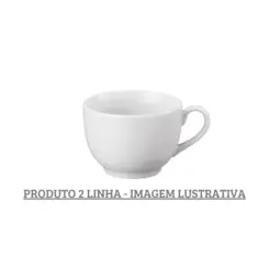 Xicará Chá sem Pires Porcelana Schmidt - Mod. Voyage 201 2ª Linha